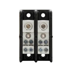 BUSSMANN 16220-2H Barrier Terminal Block, Power Disconnect | BD3HGA