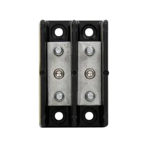 BUSSMANN 16290-2 Barrier Terminal Block, 150 A, 600 V, Black | BC9WUX