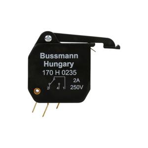 BUSSMANN 170H0235 Microswitch, Fuse Holder Accessory, 2 A, 6.3 mm Length, 250 VAC | BC8PCQ