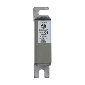 BUSSMANN 170L3784 Specialty Fuse, High Speed, 20A, Square Body Blade Fuse | BD4NFR