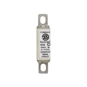 BUSSMANN 170M0215 Specialty Fuse, High Speed, 63A, Square Body Blade Fuse | BC9DAM