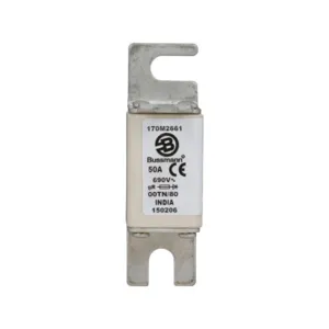 BUSSMANN 170M2661 Specialty Fuse, High Speed, 690VAC, 50A, Square Body Blade Fuse | BD4FHD