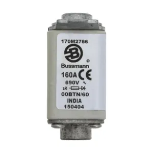 BUSSMANN 170M2766 Specialty Fuse, High Speed, 690VAC, 160A, Square Body Blade Fuse | BD2RGK