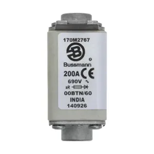 BUSSMANN 170M2767 Specialty Fuse, High Speed, 690VAC, 200A, Square Body Blade Fuse | BD2VZW