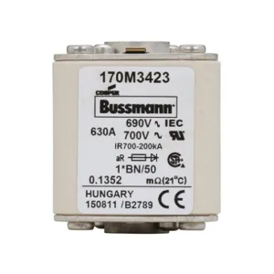 BUSSMANN 170M3423 Semiconductor Fuse, 630A, 690VAC | BC8QLZ