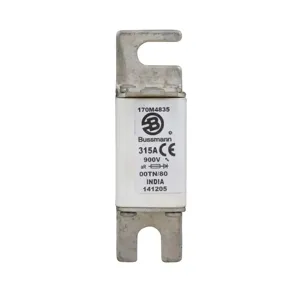 BUSSMANN 170M4835 Specialty Fuse, High Speed, 690VAC, 315A, Square Body Blade Fuse | BD2XTD