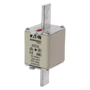 BUSSMANN 400NHG2B Square Body Blade Fuse, High Rupture, 500VAC, 400A | BD3XLL