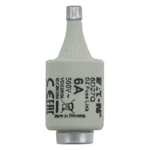 BUSSMANN 6D27Q Fuse, Fast Blow, 6A, 500VAC | BC9DBL