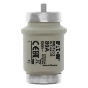 BUSSMANN 80D125Q Specialty Fuse, 80A, 500VAC | BD3VPA