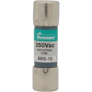 BUSSMANN BBS-10 Fuse 10a Nonindicating Bbs 250vac | AA9ETD 1CT02