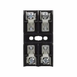 BUSSMANN BG3012PQ Fuse Block, 2 Pole, 15 A, 600 V, Black | BC9NCC