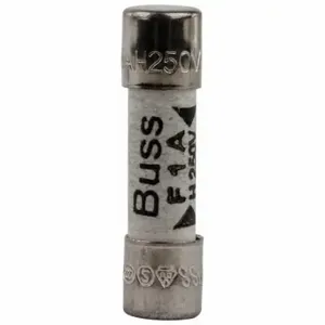 BUSSMANN BK/GDA-1A Ceramic Fuse, 1 A, 250 Vac, 1.5K A At 250 Vac, 100 PK | CQ8BRV 361ME3