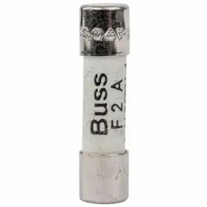 BUSSMANN BK/GDA-2A Ceramic Fuse, 2 A, 250 Vac, 1.5K A At 250 Vac, 100 PK | CQ8BTD 361ME5