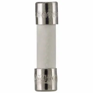 BUSSMANN BK/S501-2-R Ceramic Fuse, 2 A, 250 Vac, 1.5K A At 250 Vac, 100 PK | CQ8BTC 361MK3