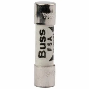 BUSSMANN BK/S501-5-R Ceramic Fuse, 5 A, 250 Vac, 1.5K A At 250 Vac, 100 PK | CQ8BTM 361MK6