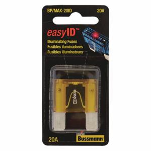 BUSSMANN BP/MAX-20ID Automotive Fuse, 20 A 32VDC Color, Indicating, Fast Acting, 3 3/4 Inch Length | CQ8BUV 52CN12