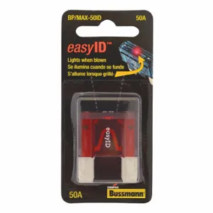 BUSSMANN BP/MAX-50ID Automotive Fuse, 50 A, 32VDC, Red Color | CQ8BUY 52CN14