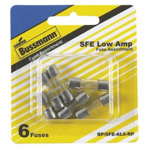 BUSSMANN BP/SFE-AL6-RP Fuse Kit, SFE, 6 Fuses Included, 4 to 9 A, SFE 4, 6/ SFE 7-1/2, 9No Fuse Class | CQ8BUM 49ZV44