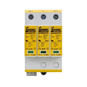 BUSSMANN BSPH3600YPV Surge Suppressor, 3 Pole, 600VDC | BD3WLD