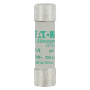 BUSSMANN C10M6 Midget Fuse, Industrial, Time Delay/Slow Blow, 500VAC, 6A, Cartridge Fuse | BD2QKJ