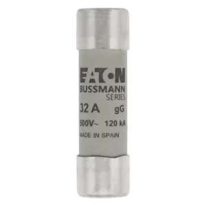 BUSSMANN C14G32 Fuse Link, Slow Blow, 51mm length, 32A, 500VAC, 10 Pack | BC9FWP