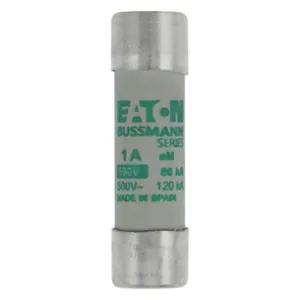 BUSSMANN C14M1 Specialty Fuse, 1A, 500VAC | BD2YMB