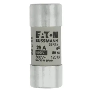 BUSSMANN C22G25 Specialty Fuse, 25A, 690VAC | BD2ZBF