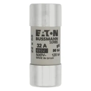 BUSSMANN C22G32 Specialty Fuse, 32A, 690VAC | BD3ABR