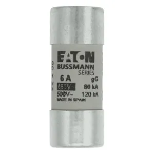 BUSSMANN C22M63S Fuse Link, Slow Blow, 58mm length, 63A, 690VAC, 10 Pack | BD6CYD