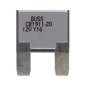 BUSSMANN CB1921-20 Kfz-Leistungsschalter, 20 A, 1 Pol, 29.21 mm Länge, 12 V | BC9MCM