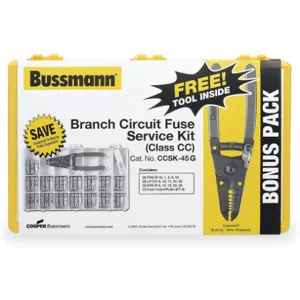 BUSSMANN CCSK-45G Kit Fuse Service Cc | AE2QFP 4YY90