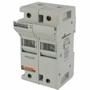 BUSSMANN CH30J2I Fuse Module, 2 Pole, 30 A, 600 V, White | BD4YHH