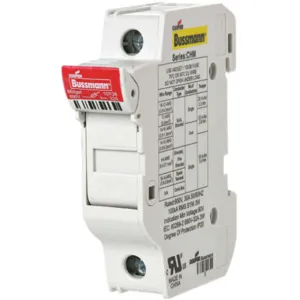 BUSSMANN CHM1DU Fuse Holder 30 Amp 600ac 1p | AA4ZRT 13M221