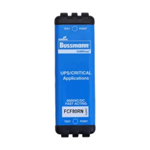 BUSSMANN FCF80RN Industrial & Electrical Fuse, 80A, 600VAC | BC8AKD