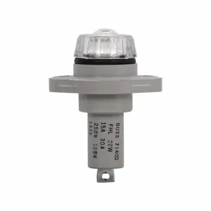 BUSSMANN FHL22W Fuse Holder, 1 Pole, 15 A, 250 V, Black | BD4VFD