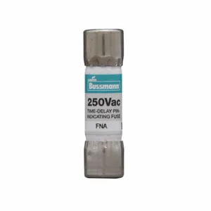 BUSSMANN FNA-1/8 Midget Fuse, Pin Indicating Type Dual Element Time Delay, 125VAC, 125mA | BD2LLF