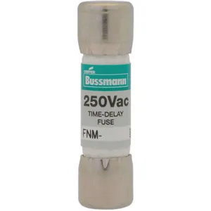 BUSSMANN FNM-10 Time-Delay Fuse, Midget Style, 10 A, 250 V | AE2FHT 4XC13