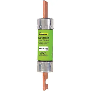 BUSSMANN FRN-R-100 Fuse, 100 A, Dual, Non Indicating, Standard, 250 V | AB8WGB 2A157