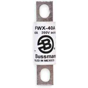 BUSSMANN FWH-40A High Speed Fuse, 40 A, 500 VAC/DC | AA9BHE 1BZ88