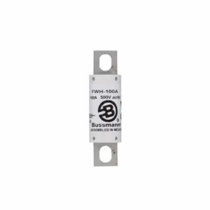 BUSSMANN FWH-90A Semiconductor Fuse, Fast Blow, 90A, 500VAC | BD4GMH