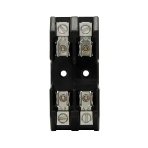 BUSSMANN G30060-2CR Fuse Block, 2 Pole, 60 A, 480 V, Black | BC9KHY