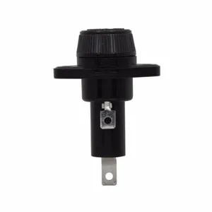 BUSSMANN HPF-RR-WT Fuse Holder, 1 Pole, 30 A, 600 V, Black | BD6CYZ