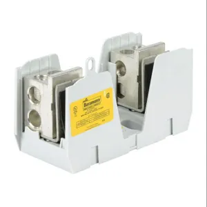 BUSSMANN JM60400-1MW22-1 Modular Fuse Block, Multi-Wire, 400A, 600V, 1-Pole, 2 Line/2 Load Opening Per Pole | CV6RVW