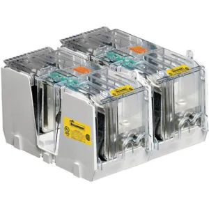 BUSSMANN JM60600-2CR Fuse Block, Industrial, 600VAC Rating, 450 to 600 Amp. Range | AC8FEG 39P409