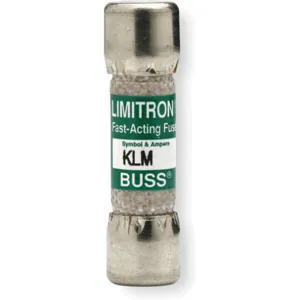 BUSSMANN KLM-2 Fast Acting Fuse, 2 A, Non Indicating, 500 VAC/500 VDC | AA9FFQ 1CW66