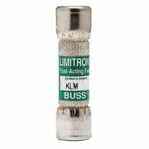 BUSSMANN KLM-2-1/2 Class CC FastActing Industrial Power Fuse, Fast Blow, 600VAC/600VDC, 2.5A | BD4XCE