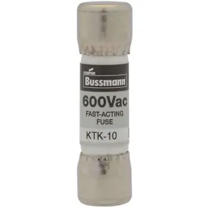 BUSSMANN KTK-6 Fuse 6a Nonindicating Midget Ktk 600v | AE2FJL 4XC41