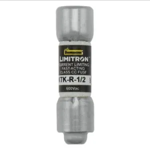 BUSSMANN KTK-R-1/2 Fuse, 0.5 A, Non-Indicating, Standard, 600 V | AE2FHU 4XC17