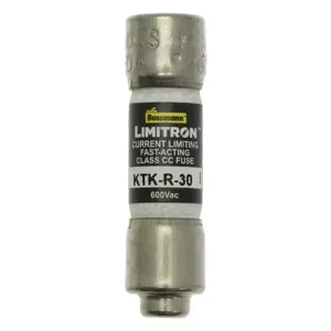 BUSSMANN KTK-R-5BC Industrial And Electrical Fuse, 5A, 600VAC | BD3HUR