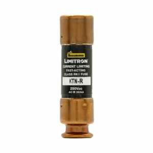 BUSSMANN KTN-R-15 Industrial Power Fuse, Class RK1, Fast Blow, 15A, 250VAC | BD4JWV